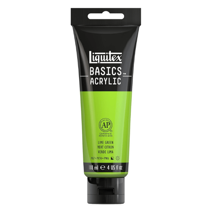 Liquitex Basics Lime Green - 4oz - Guiry's