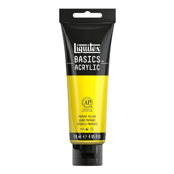 Liquitex Basics Primary Yellow - 4oz - Guiry's