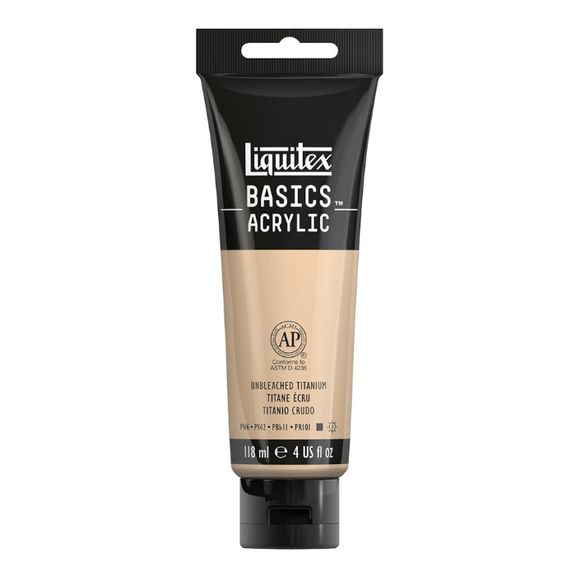 Liquitex Basics Unbleached Titanium - 4oz - Guiry's