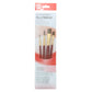 Princeton Brush Real Value 4-Brush Camel Hair Brush Set, Round 2, 6, Wash 1/4, 1/2