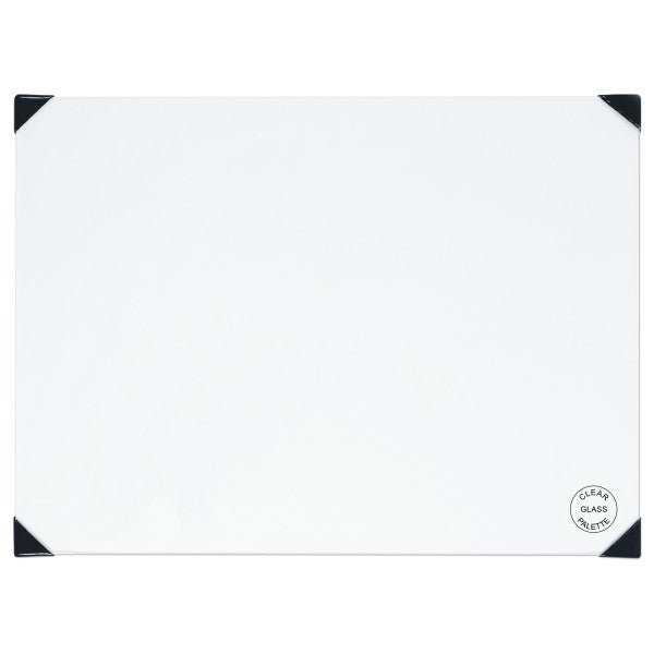 New Wave POSH Glass Table Top Palette, Clear, 12" x 16" - Guiry's