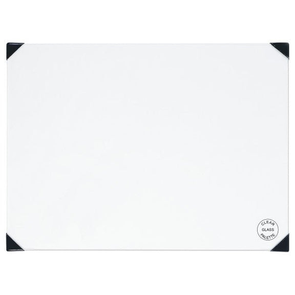 New Wave POSH Glass Table Top Palette, Clear, 12" x 16" - Guiry's