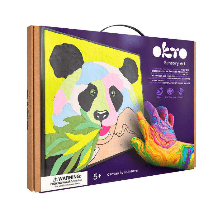 OKTO Clay By Numbers Kit - Panda - Guiry's