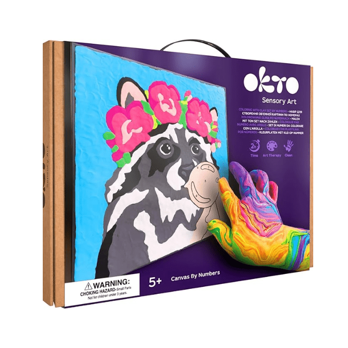 OKTO Clay By Numbers Kit - Raccoon - Guiry's