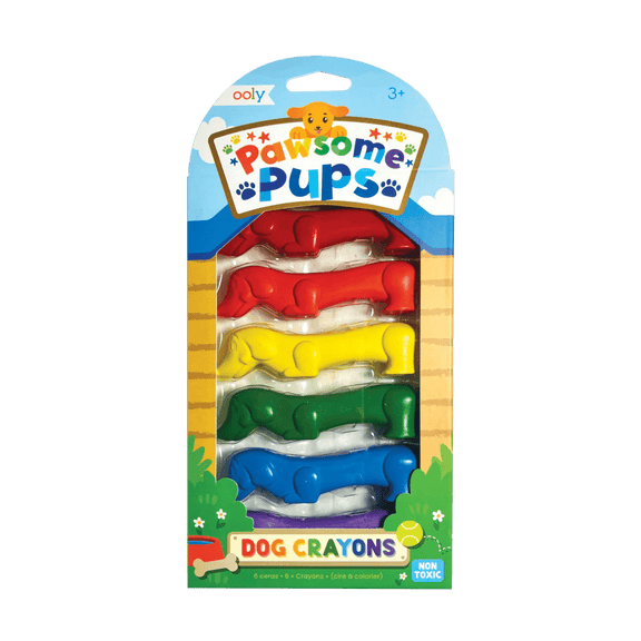 Ooly Pawsome Pups Crayons 6ct - Guiry's