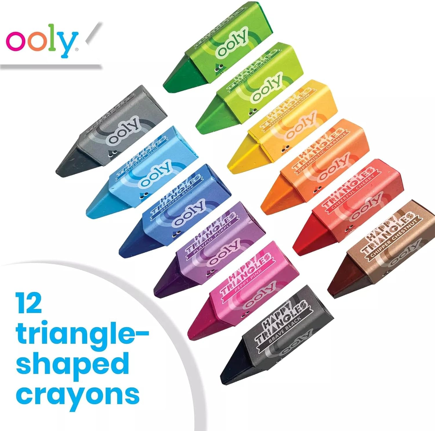 Ooly Triangle Jumbo Crayons 12ct - Guiry's