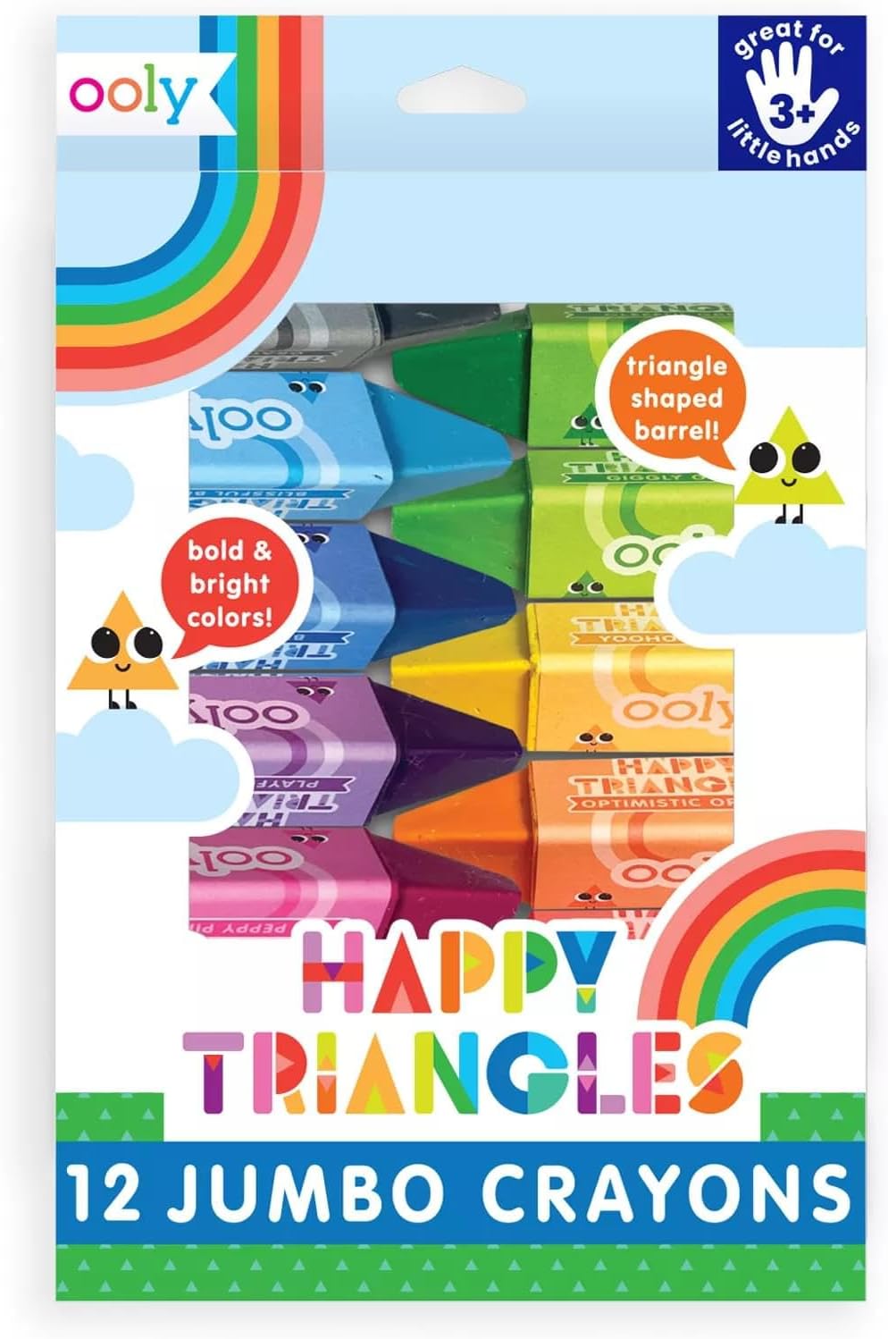 Ooly Triangle Jumbo Crayons 12ct - Guiry's