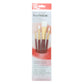 Princeton Brush Real Value 4-Brush White Taklon Brush Set, Round 2, Shader 4, 8, Wash 3/4