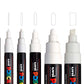 Posca All White Set 8pc - Guiry's