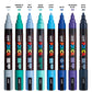 Posca PC - 5M Cool Tone Set 8pc - Guiry's