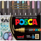 Posca PC - 5M Metallic Set 8pc - Guiry's