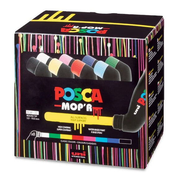 Posca PCM - 22 MopR Set - 8 Colors - Guiry's