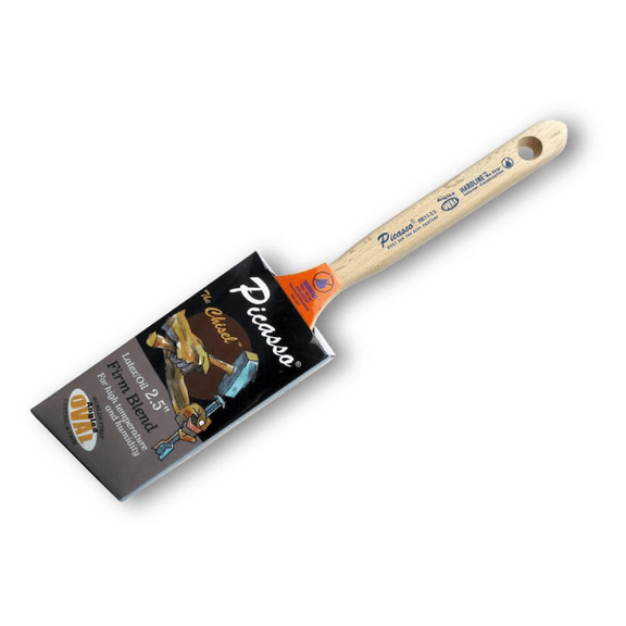 Proform Picasso Beaver Tail Chisel Brush - 2.5" - Guiry's