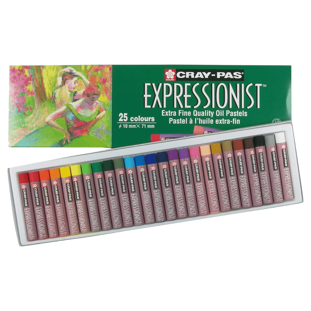 SAKURA Cray - Pas Expressionist Oil Pastel Set - 25 Colors - Guiry's