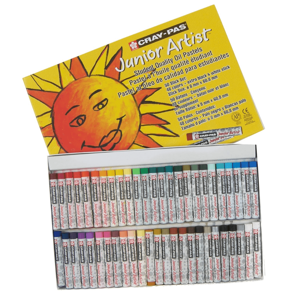 SAKURA Cray - Pas Junior Artist Oil Pastel Set - 50 Sticks - Guiry's