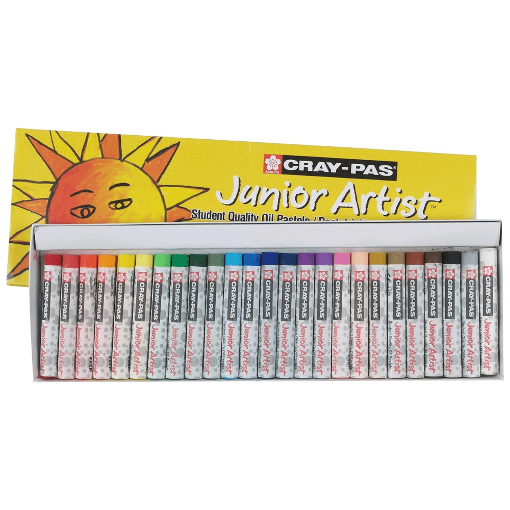 SAKURA Cray - Pas Junior Artist Soft Oil Pastels - 25 Color Set - Guiry's