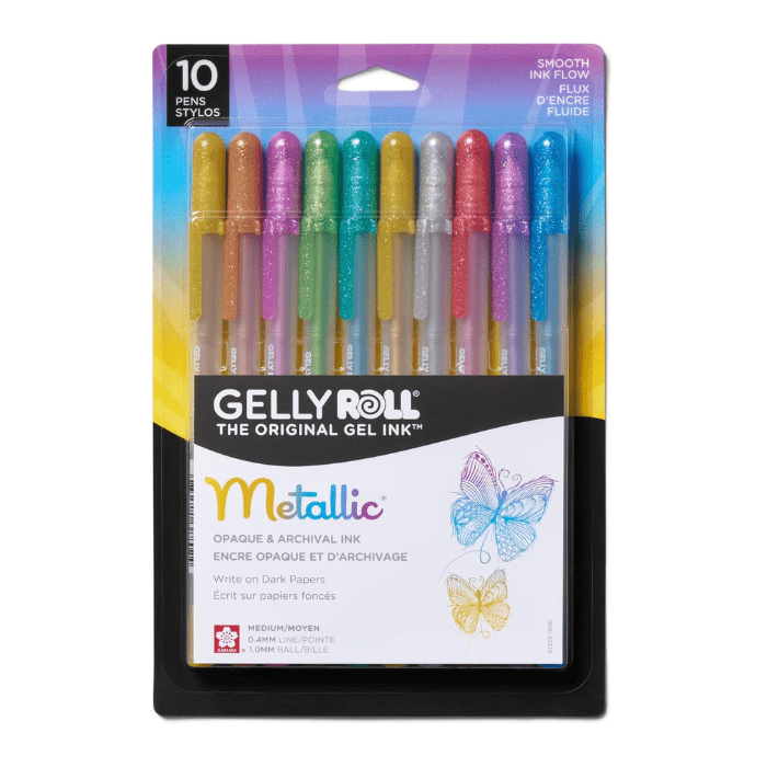 Sakura Gelly Roll Metallic Gel Pens - 10 Pack - Guiry's