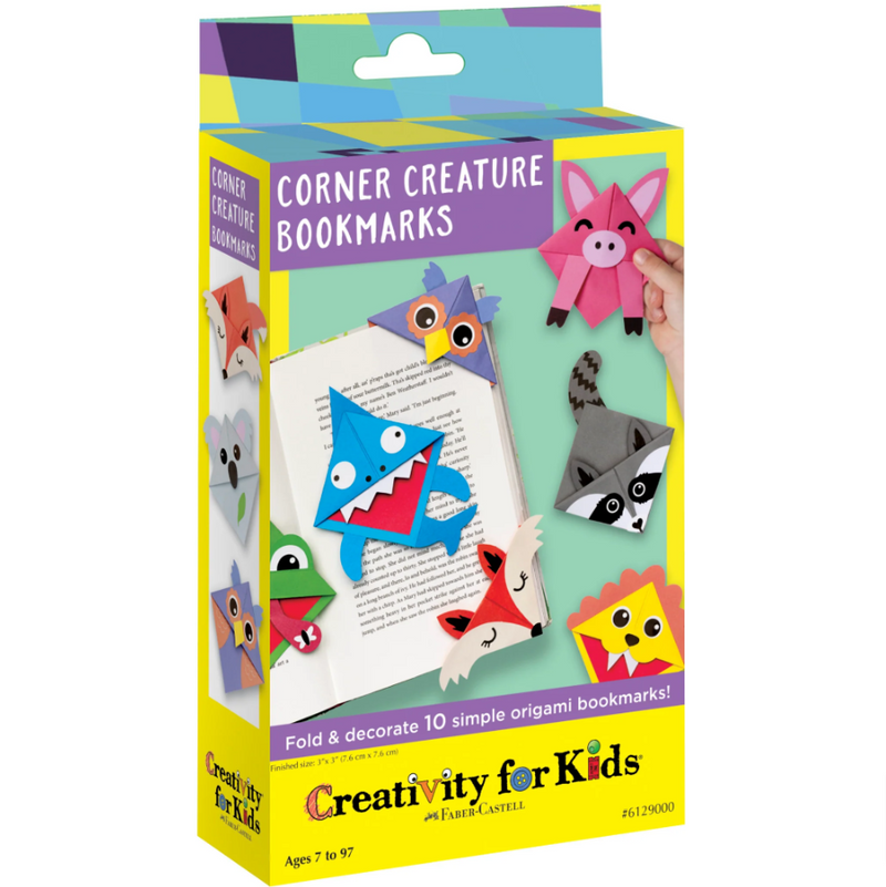 Corner Creature Origami Bookmarks