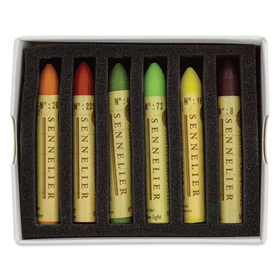 Sennelier Oil Pastels - Pears Duo, Set of 6 - Guiry's