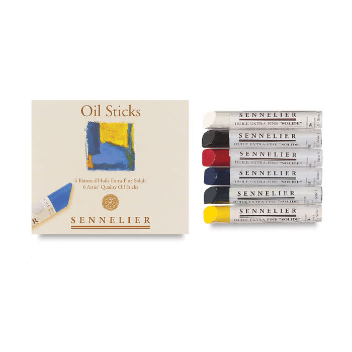 Sennelier Oil Stick Set 6ct - Guiry's