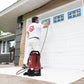 Titan Impact X 120 backpack sprayer being used to paint a garage door.