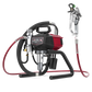 Titan Impact X 410 Skid airless paint sprayer side view, featuring durable construction and high-performance spraying technology for professional applications