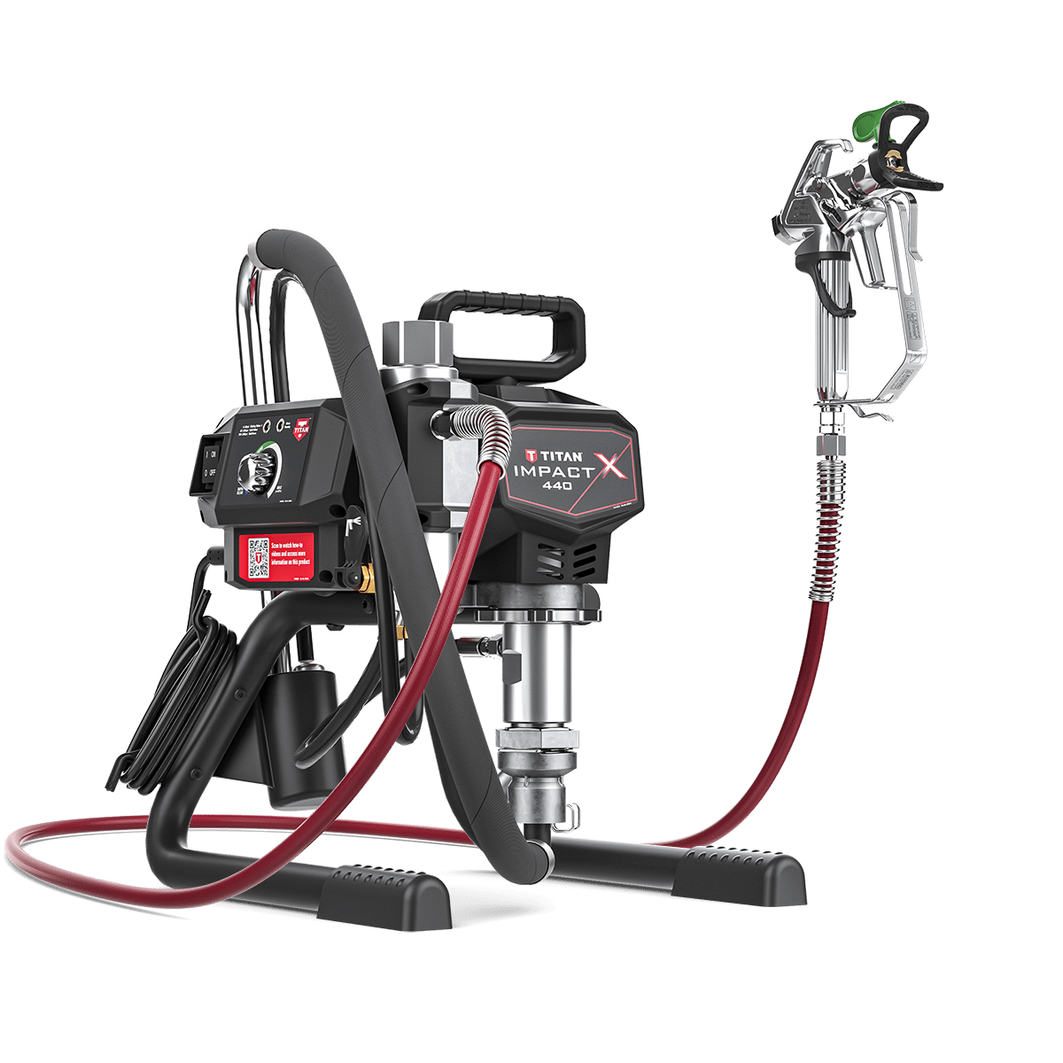 Titan Impact X 440 Skid Airless Paint Sprayer – Professional Grade, High Performance - Guiry's